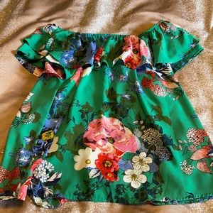 Open back summer top